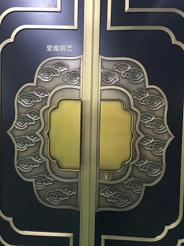 新中式风格铜门 (4)