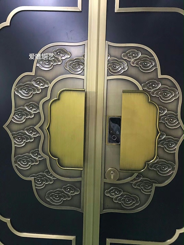 新中式风格铜门 (3)