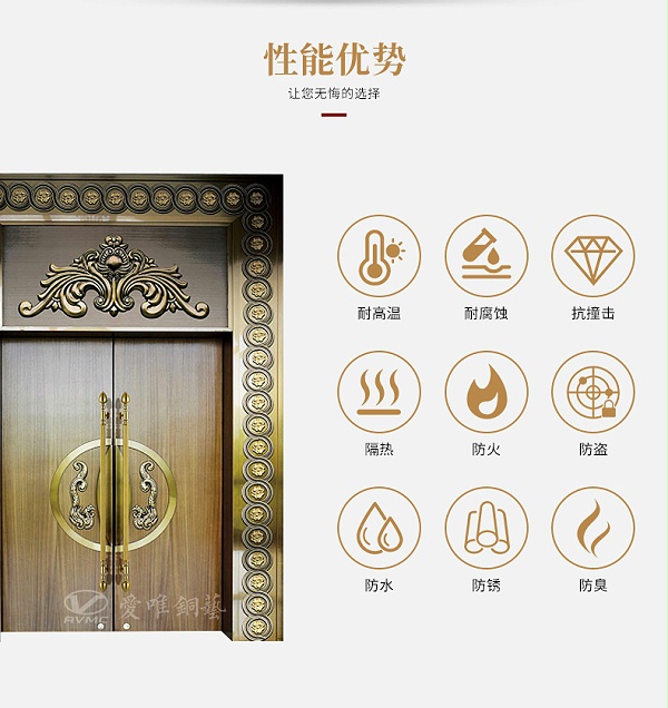 爱唯铜门