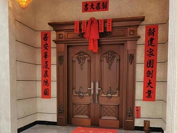 广东铜门厂家爱唯铜艺——清远英德别墅铜门