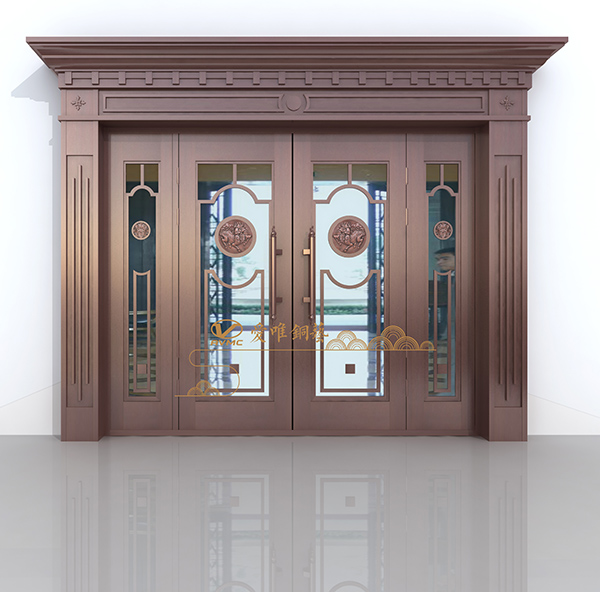 别墅铜门定制