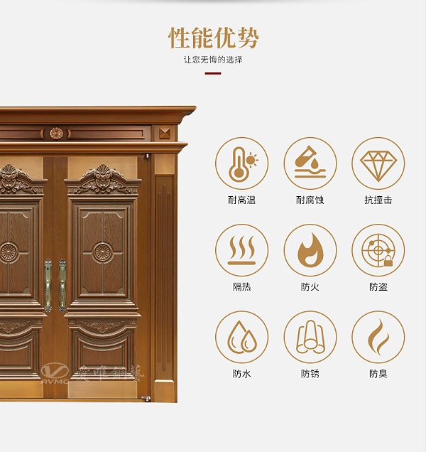 铜门厂家定制铜门