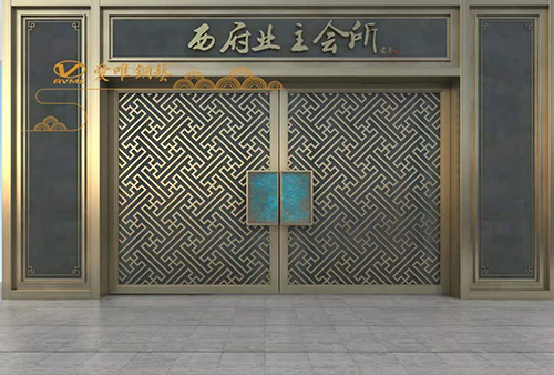 别墅铜门