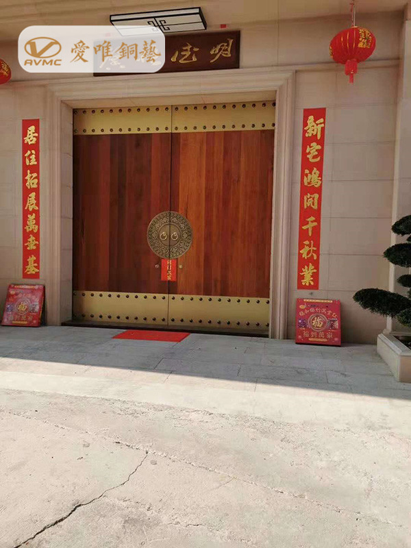 自建别墅铜门