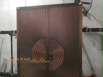 佛山铜门厂家爱唯铜艺——别墅铜门简约轻奢