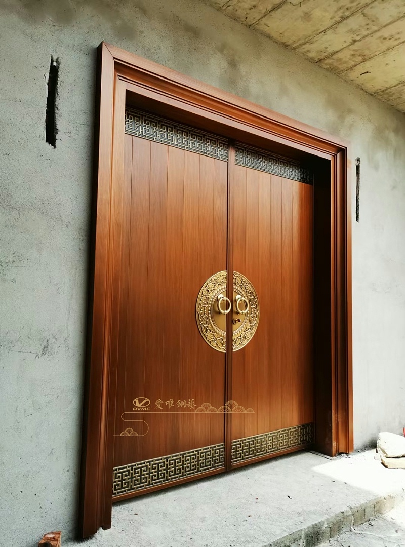 新中式铜门 (2)