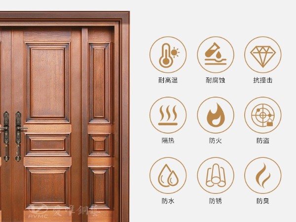 广东别墅铜门厂家焊接工艺定制铜门